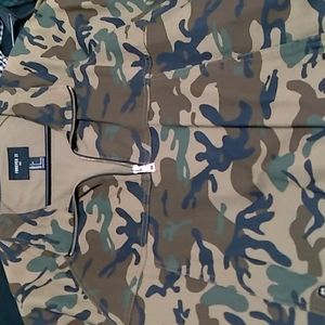 Army print pullover shirt Men